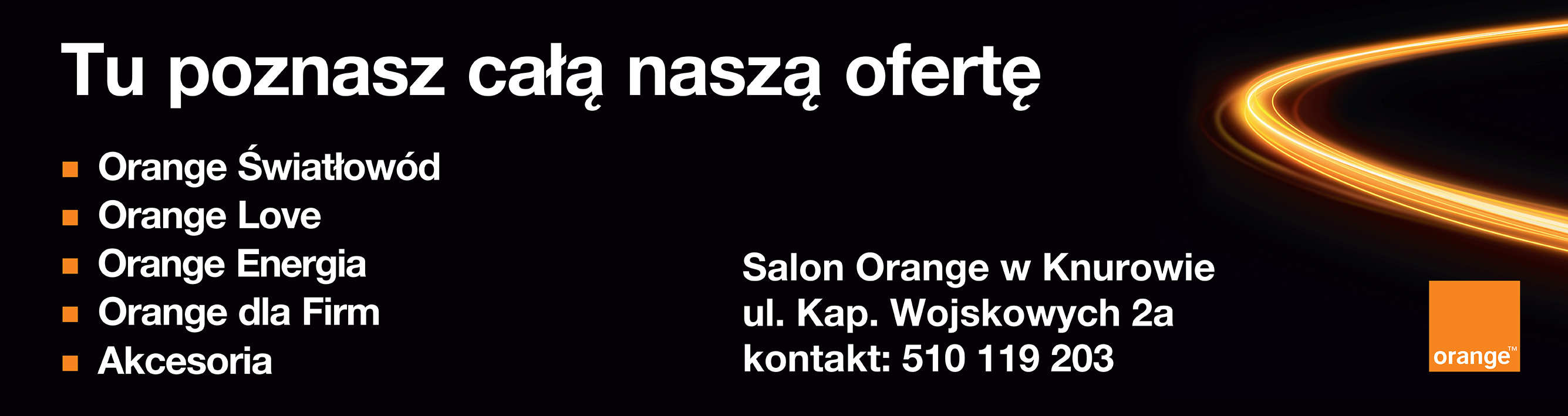 salon orange KNURÓW